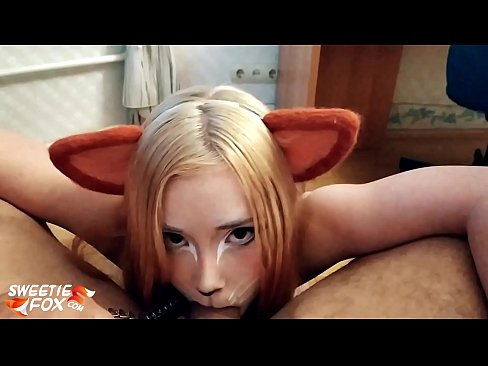 ❤️ Kitsune លេបទឹកមាត់ហើយច្របាច់ចូលមាត់នាង សិចខ្លាំង នៅពួកយើង  ❌❤